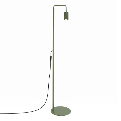 Lampadaire en aluminium vert olive 160 cm - Karbon