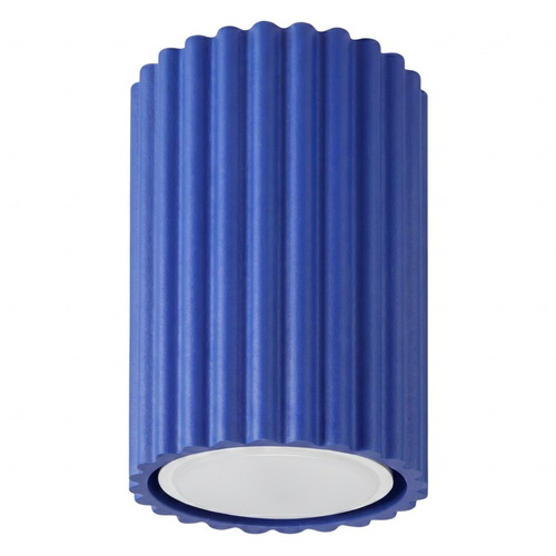 Plafonnier en aluminium cannelé 10 cm bleu - Karbon - Karbon