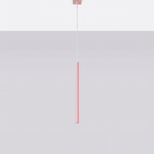 Suspension en métal rose - Pastelo