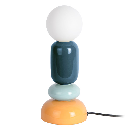 Lampe à poser décorative multicolore orange - Burano