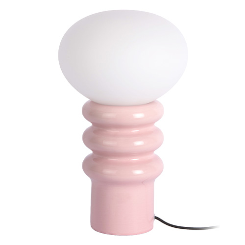 Lampe à poser rétro rose pâle - Catania