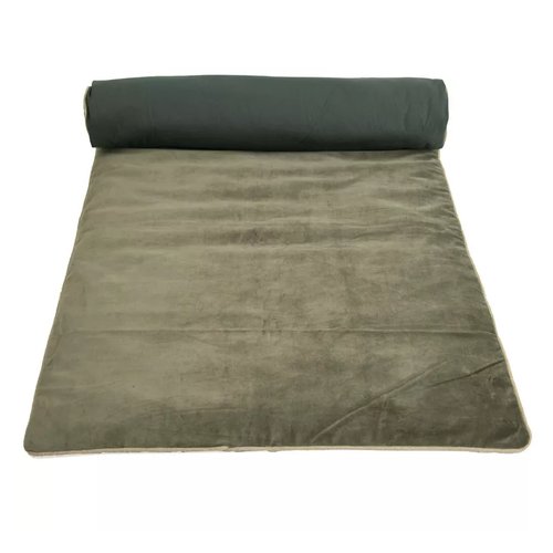 Pack intérieur & Housse d'édredon en velours Kaki 85 x 200 cm - New Delhi