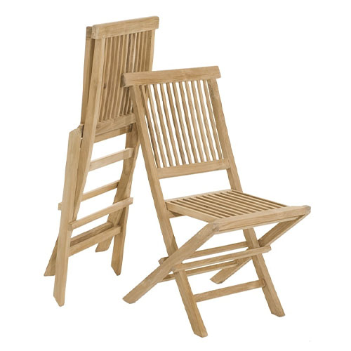 Lot de 2 chaises Java en teck – Collection Fun