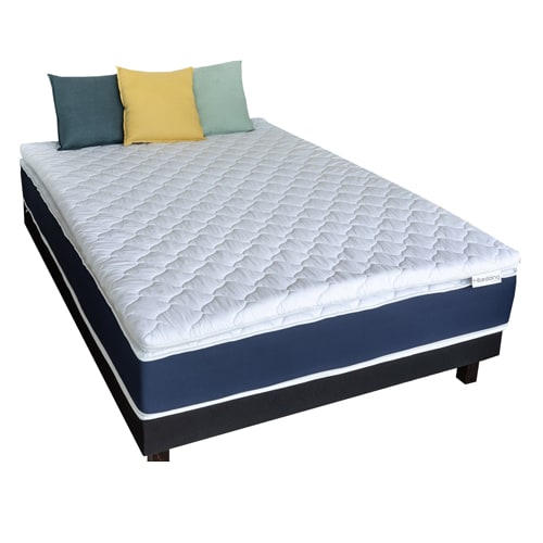 Sur matelas déhoussable mémoire de forme 160x200 Memory Plus Hbedding - Mousse haute densité