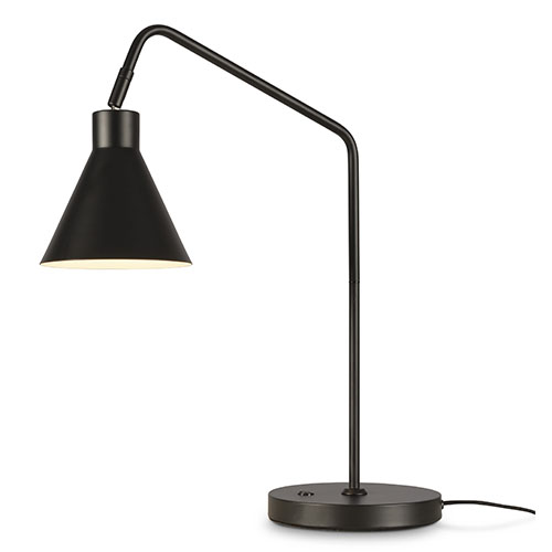 Lampe à poser en métal noir - Lyon