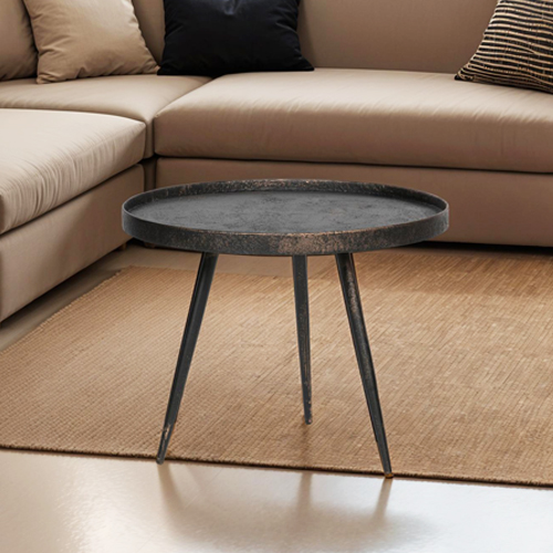 Table d'appoint ø58cm en laiton doré - Collection Bounds - BePureHome