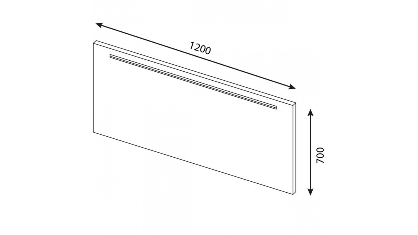 Meuble de salle de bain suspendu double vasque intégrée 120cm 2 tiroirs Chêne cannelé +miroir +colonne ouverture droite - Venice