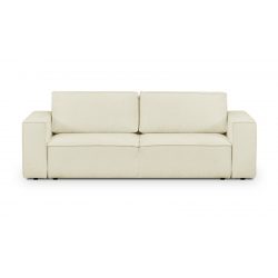 Canapé droit beige
