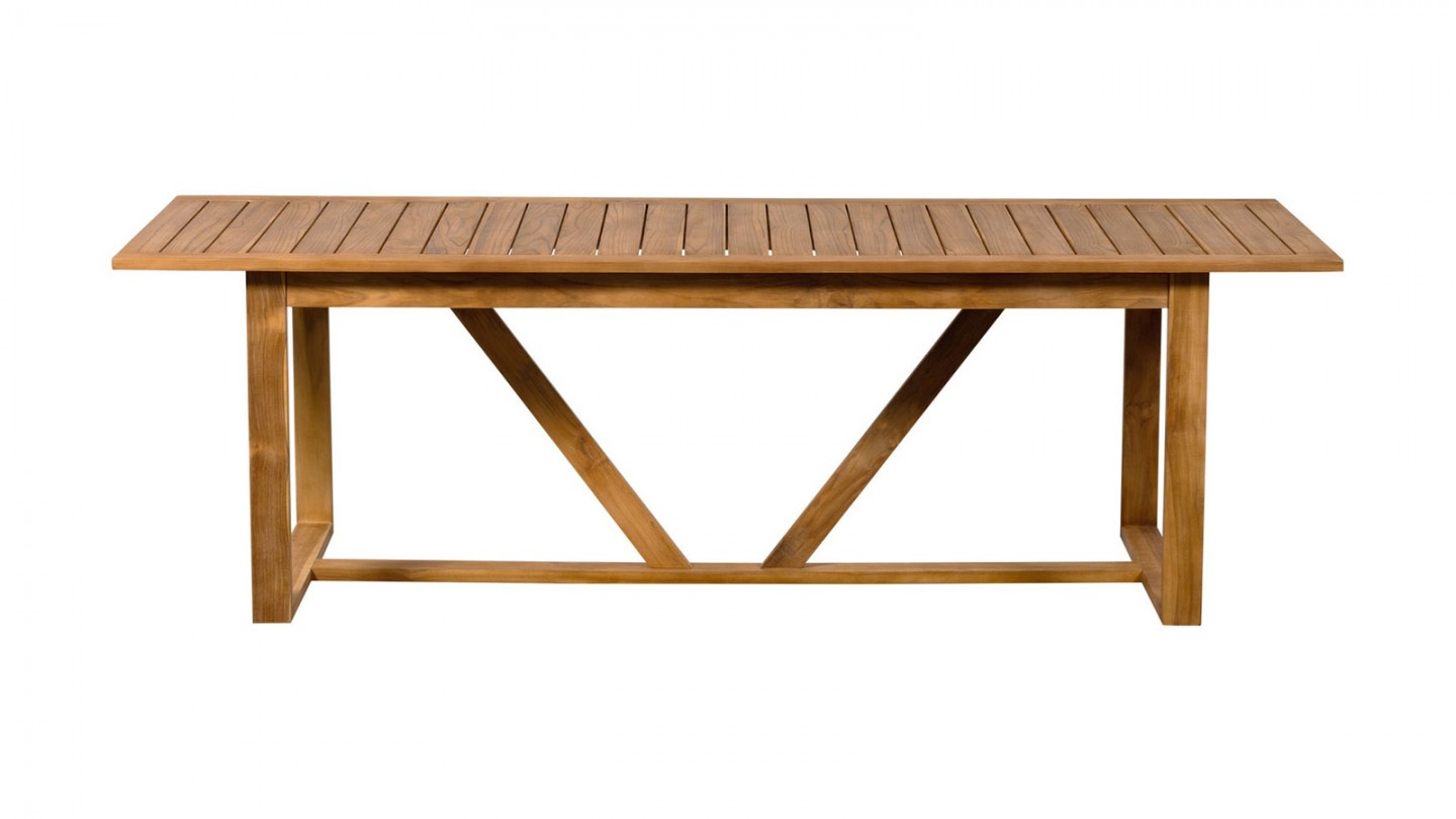 Table de jardin en teck 240 cm - Beaver