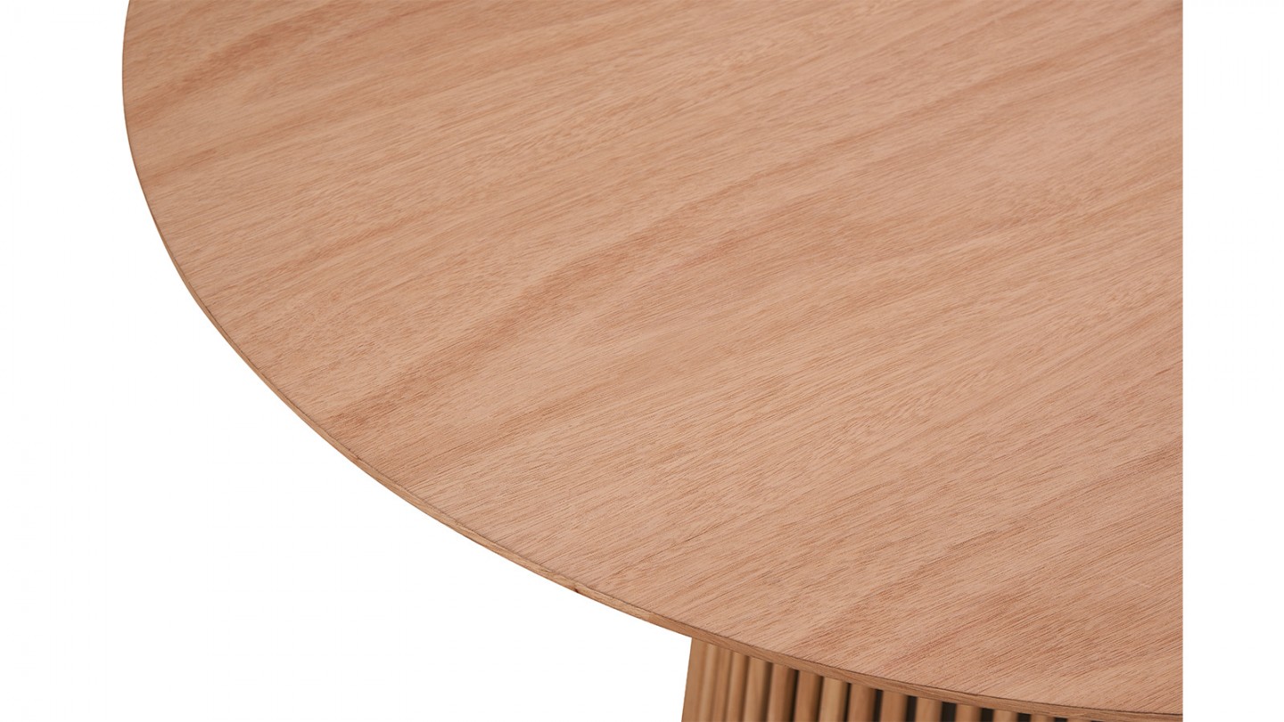 Table à manger ronde en bois 4 personnes - diamètre 120 cm - Ada