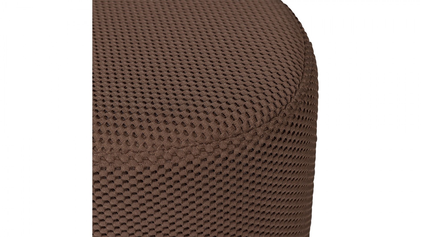 Pouf en mesh marron - Puuk