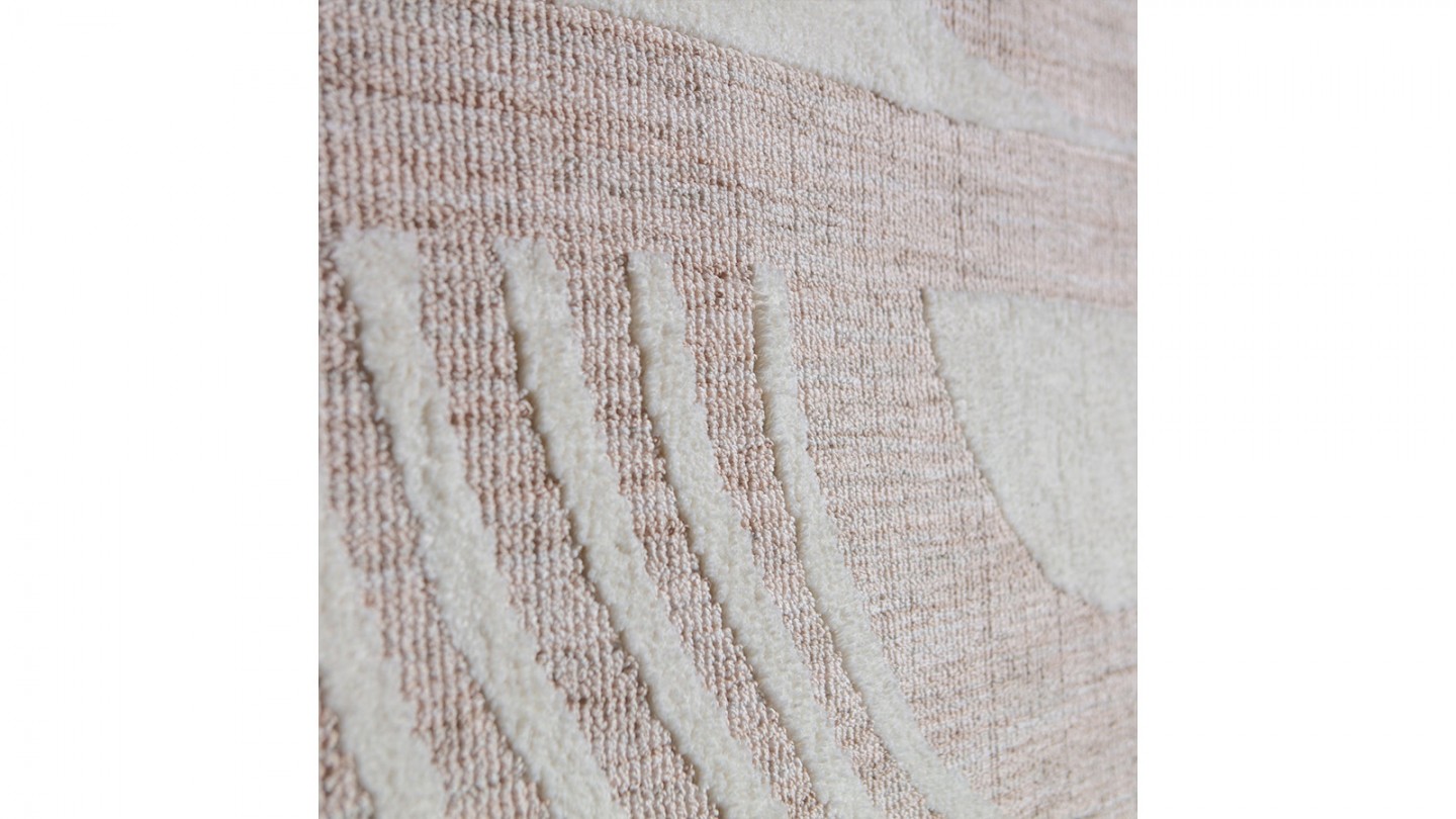 Tapis en jute au décor graphique 170x240cm - Juup
