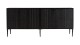Buffet en manguier noir 4 portes sculptées 175cm - Gloria