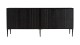 Buffet en manguier noir 4 portes sculptées 175cm - Gloria