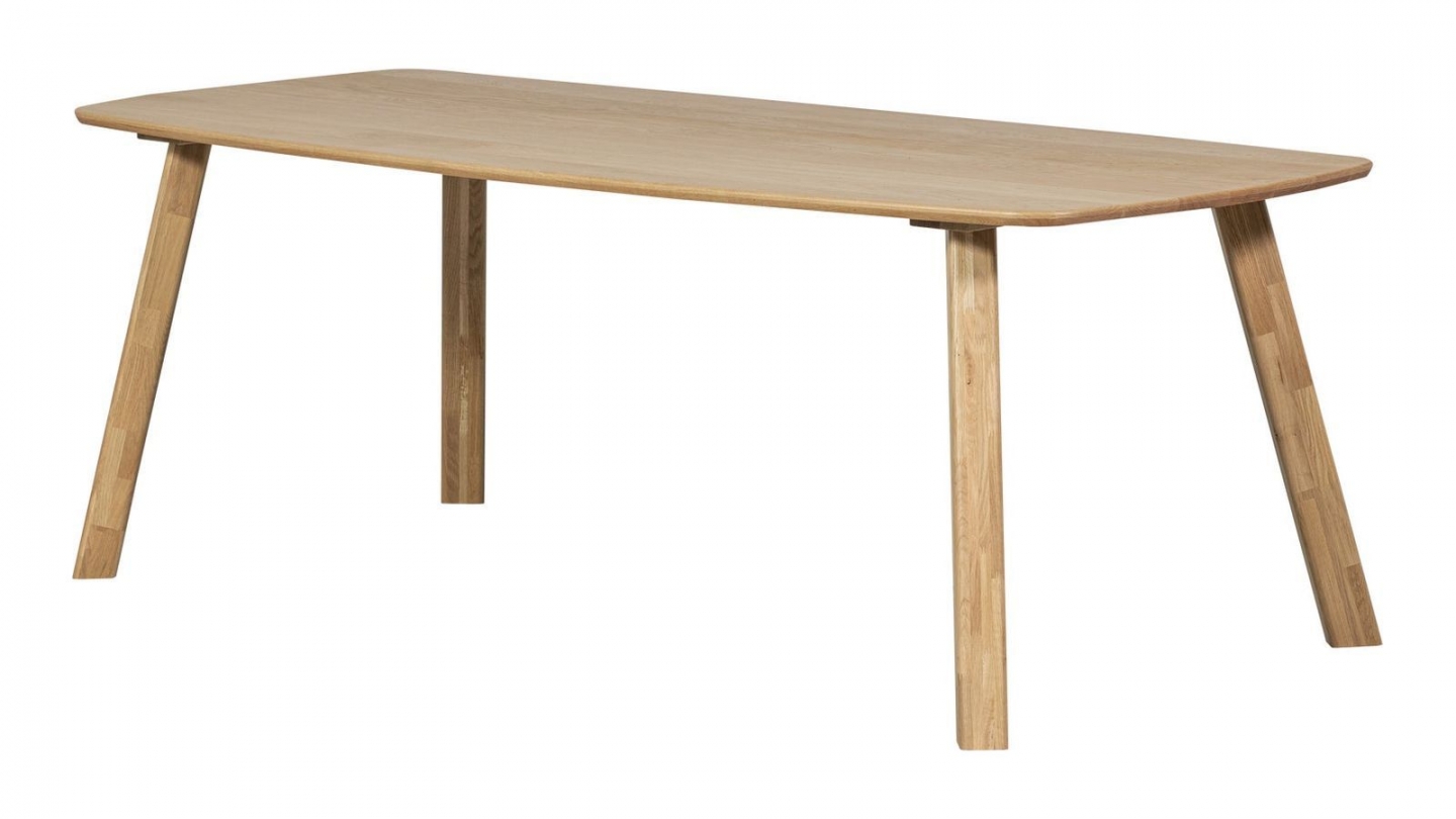 Table à manger ovale en bois clair FSC 180 cm - Tablo