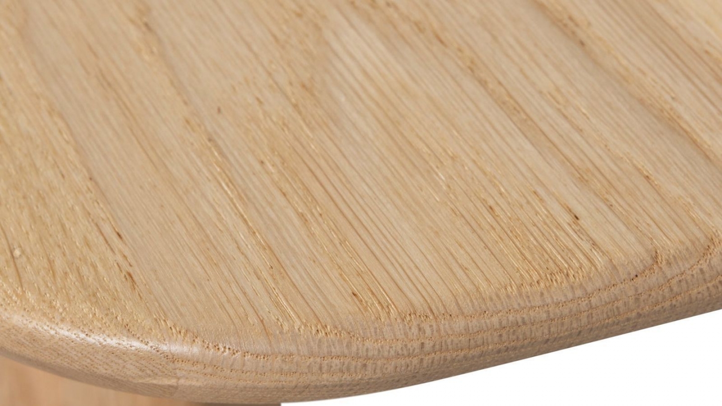 Table à manger ovale en bois clair FSC 220 cm - Tablo