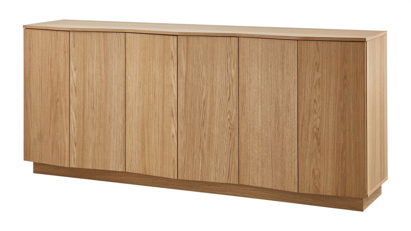 Buffet 6 portes en bois FSC 200 cm - Zuma