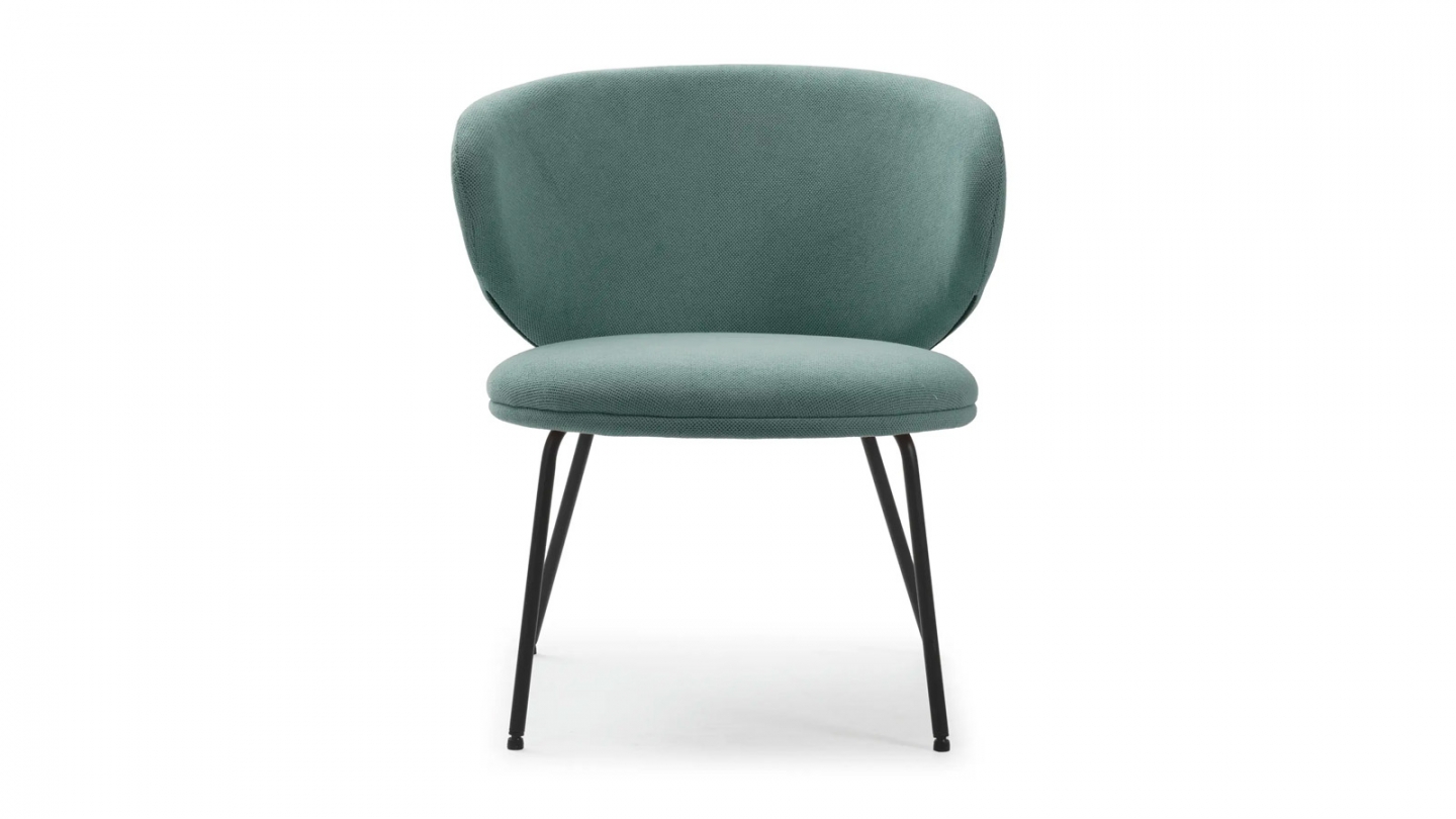 Fauteuil en tissu vert - Cocoon