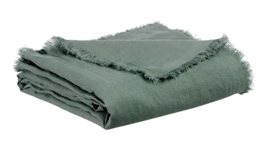Plaid léger vert thym 130 x 180 cm - Zeff