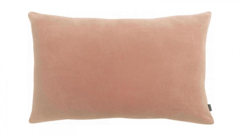 Coussin en velours rose épice 40 x 65 cm - Elise