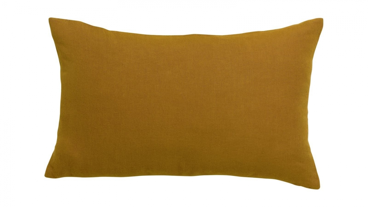 Coussin lin et coton bronze 40 x 65 cm - Zeff