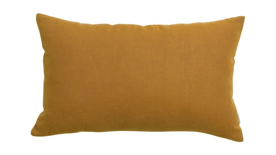 Coussin lin et coton bronze 30 x 50 cm - Zeff