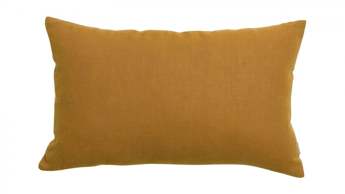 Coussin lin et coton bronze 30 x 50 cm - Zeff