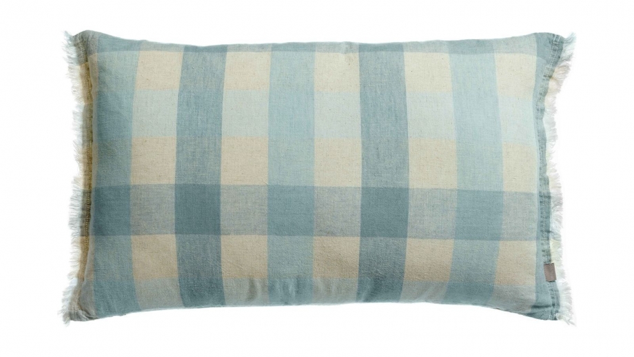 Coussin à imprimé myosotis 40 x 65 cm - Kate