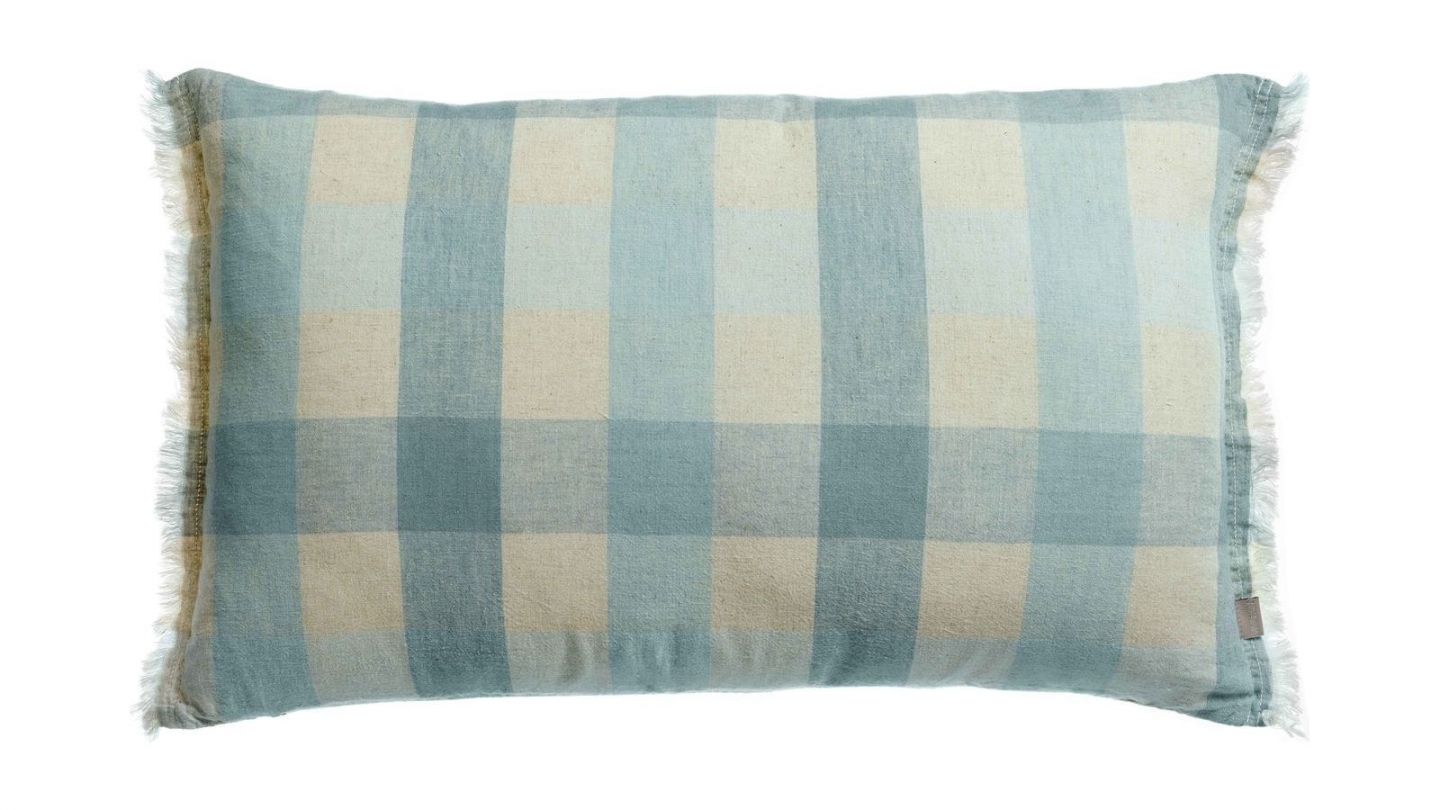 Coussin à imprimé myosotis 40 x 65 cm - Kate