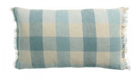 Coussin à imprimé myosotis 30 x 50 cm - Kate