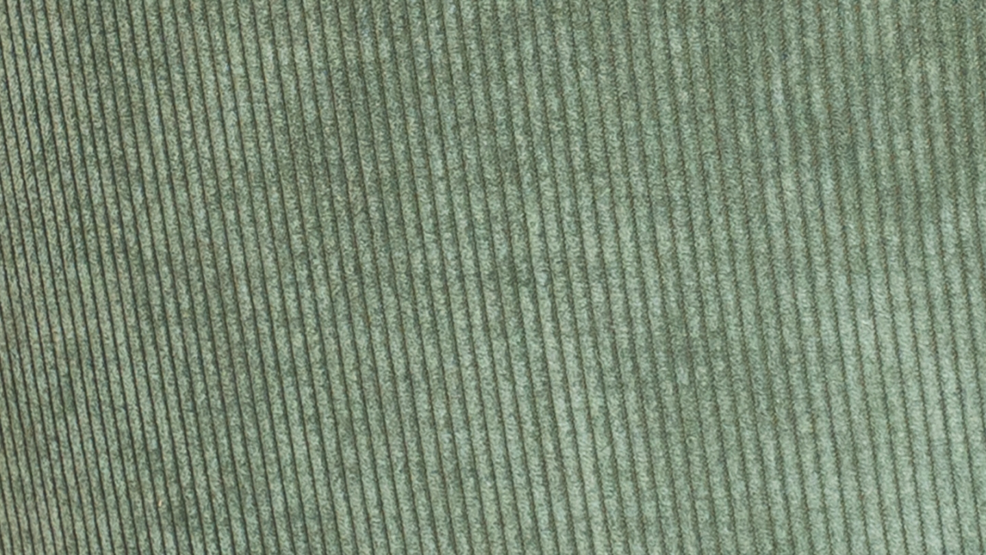 Lot de 2 fauteuils de table en velours côtelé vert - Malone