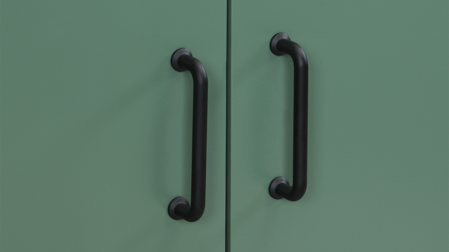 Buffet 4 portes vert 180 cm - Sana