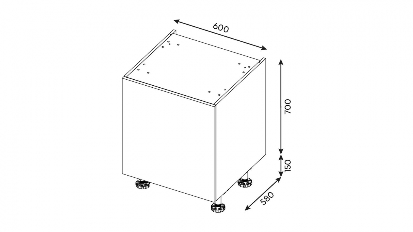 Ensemble de 8 meubles de cuisine - L. 245 cm - vert sauge - Luzia