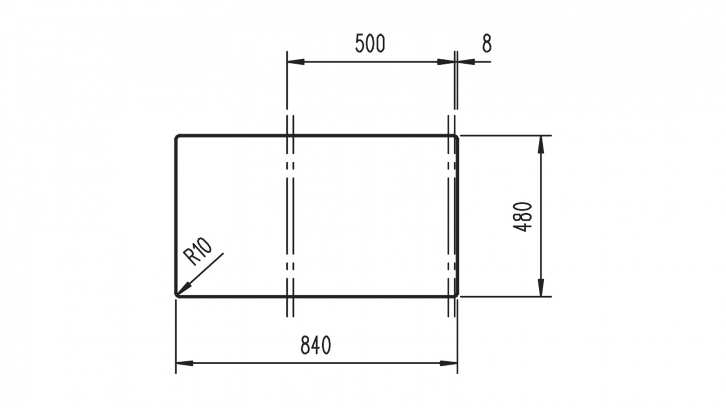 Ensemble de 8 meubles de cuisine - L. 245 cm - noyer brun - Sierra