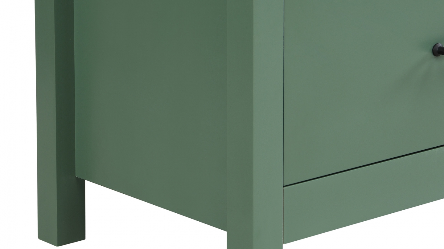 Commode 6 titoirs verte 120 cm - Sana