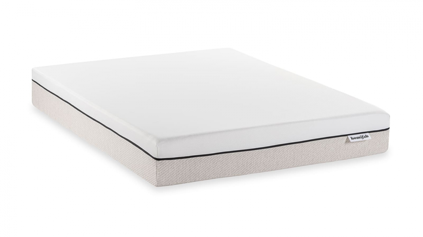 Ensemble Lit adulte 160x200cm avec tête de lit en velours côtelé vert kaki - Milo + Matelas ressorts ensachés - Spring Elite