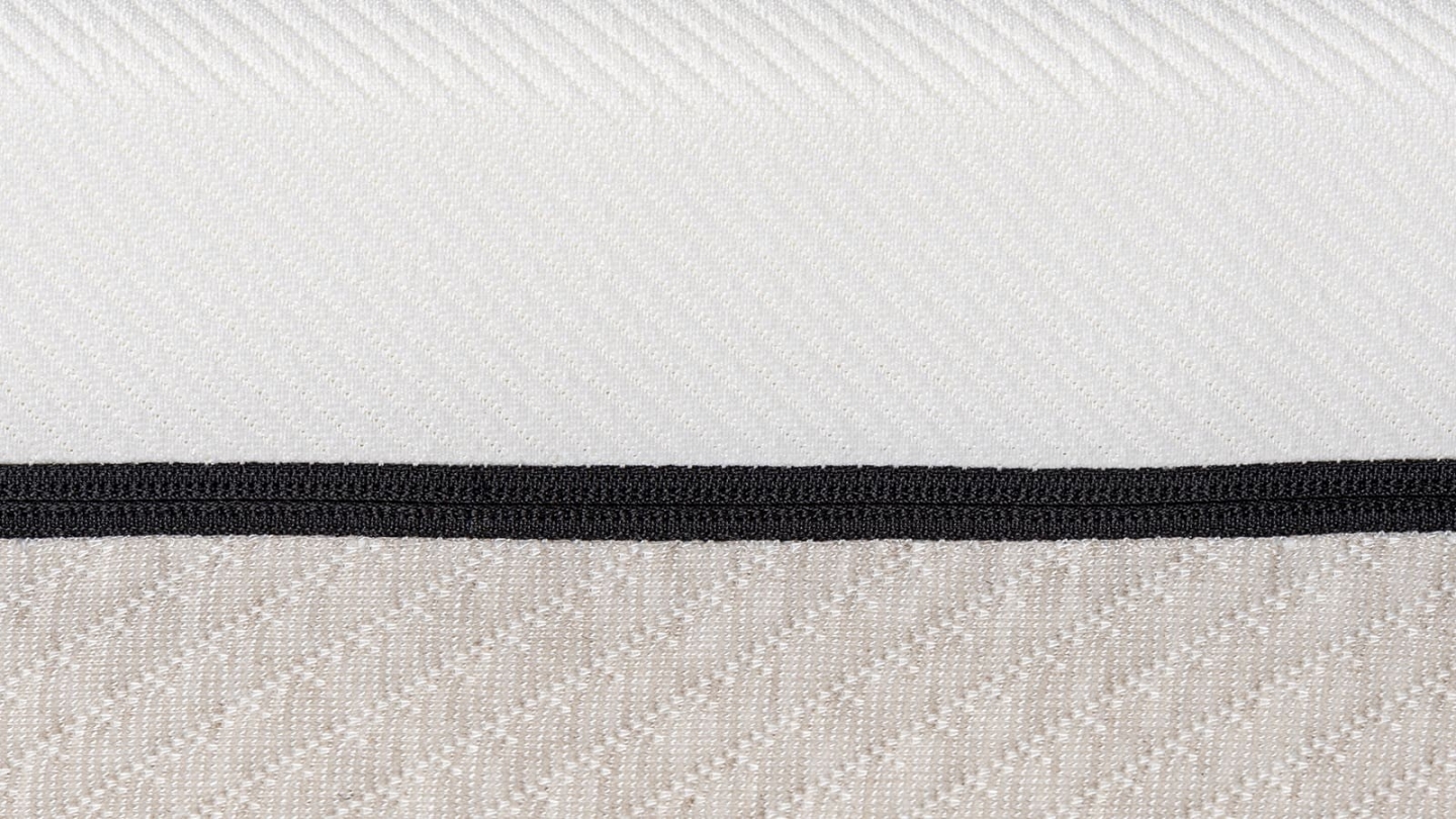 Ensemble Lit adulte 160x200cm avec tête de lit en velours beige - Milo + Matelas ressorts ensachés - Spring Elite