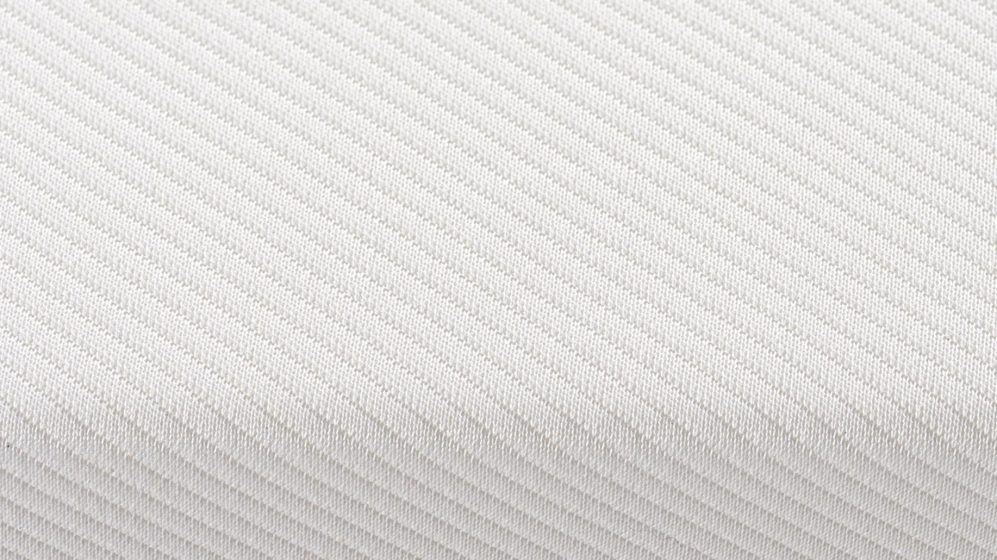 Ensemble Lit adulte 140x190cm avec tête de lit en tissu bouclé beige - Milo + Matelas ressorts ensachés - Spring Elite