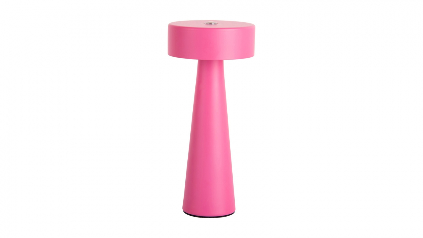 Lampe de table LED champignon rose - Mini LED