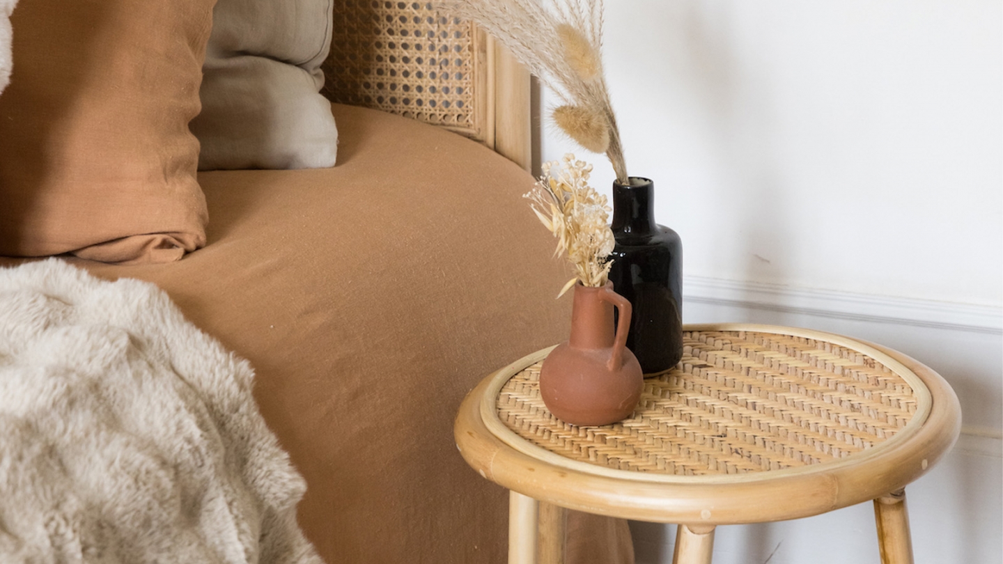 Housse de couette en chanvre Rose 240 x 220 cm - Kala