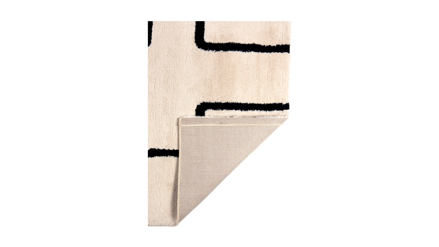 Tapis Gris 160 x 230 x 2 cm - Louisa
