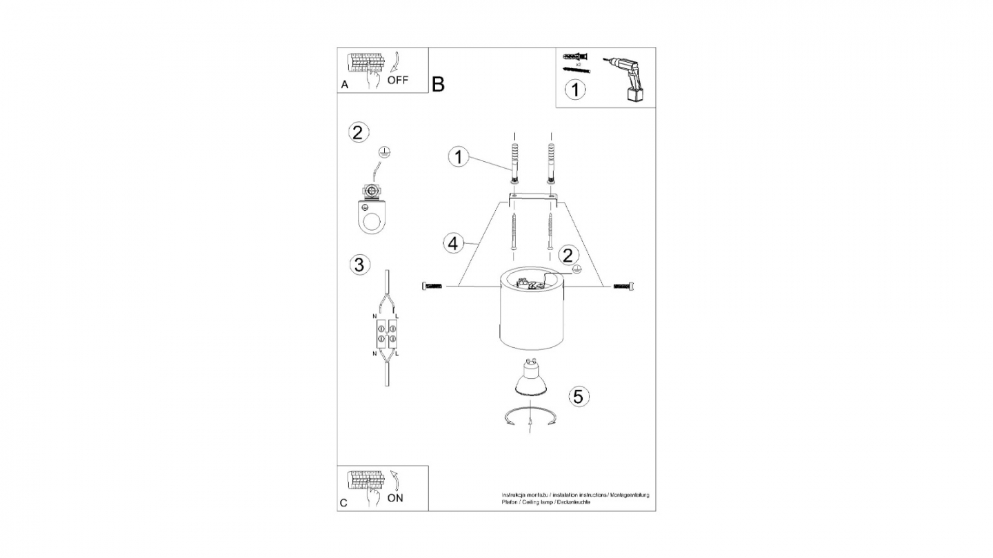 Plafonnier en béton - Orbis Plafonnier en béton - Orbis
