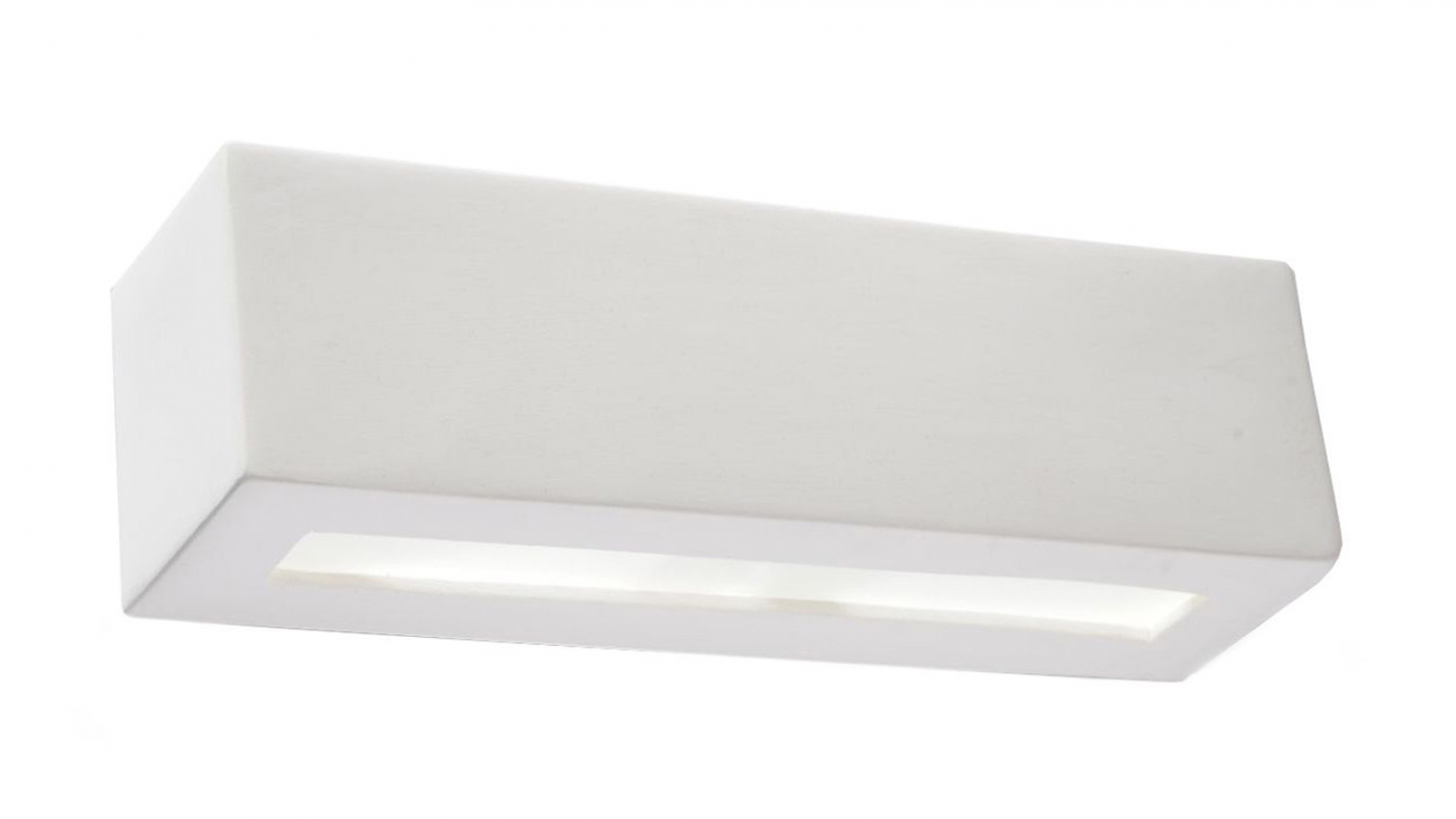 Applique en céramique blanche 32,5 cm - Vega Applique en céramique blanche 32,5 cm - Vega