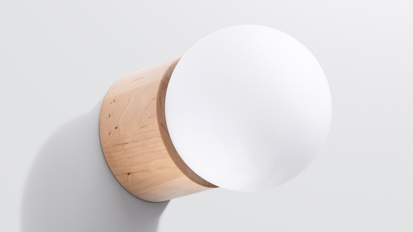 Applique en bois naturel - Boomo