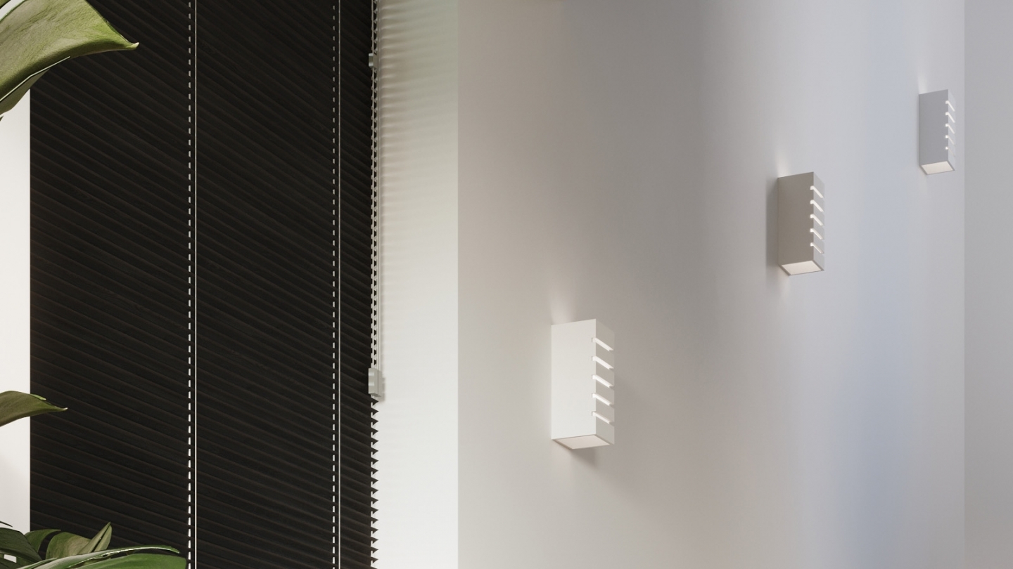 Applique en céramique blanche 26 cm - Samir Applique en céramique blanche 26 cm - Samir