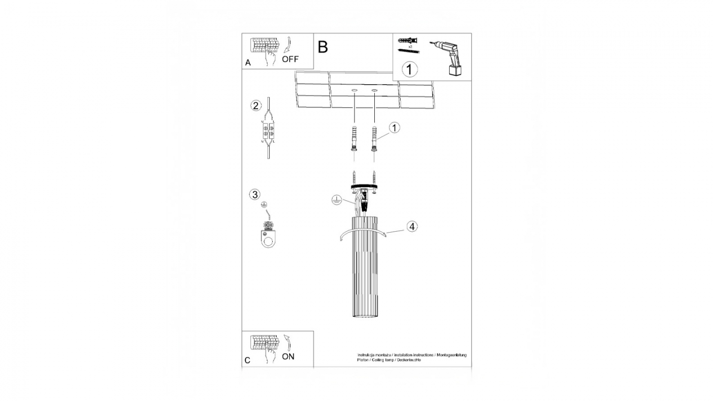 Plafonnier en aluminium cannelé 30 cm beige - Karbon Plafonnier en aluminium cannelé 30 cm beige - Karbon