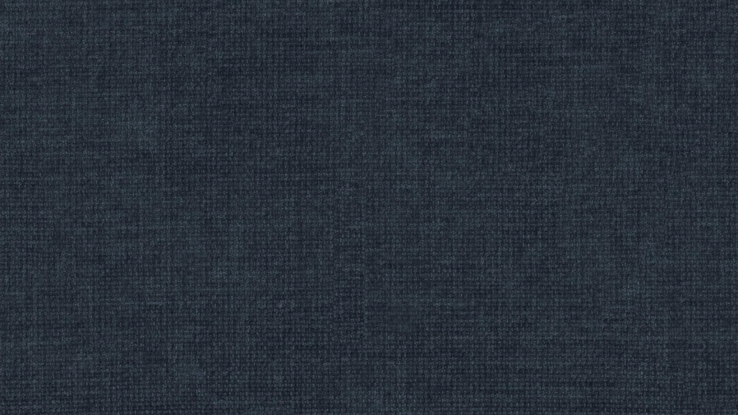 Canapé 3 places en tissu chenille bleu foncé - Cester