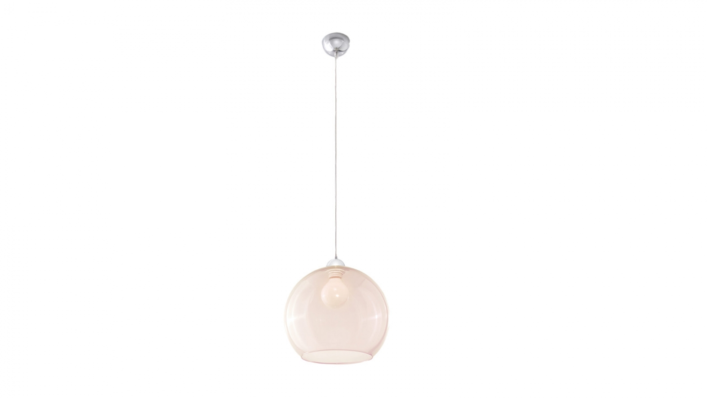 Suspension en verre champagne 30cm - Ball