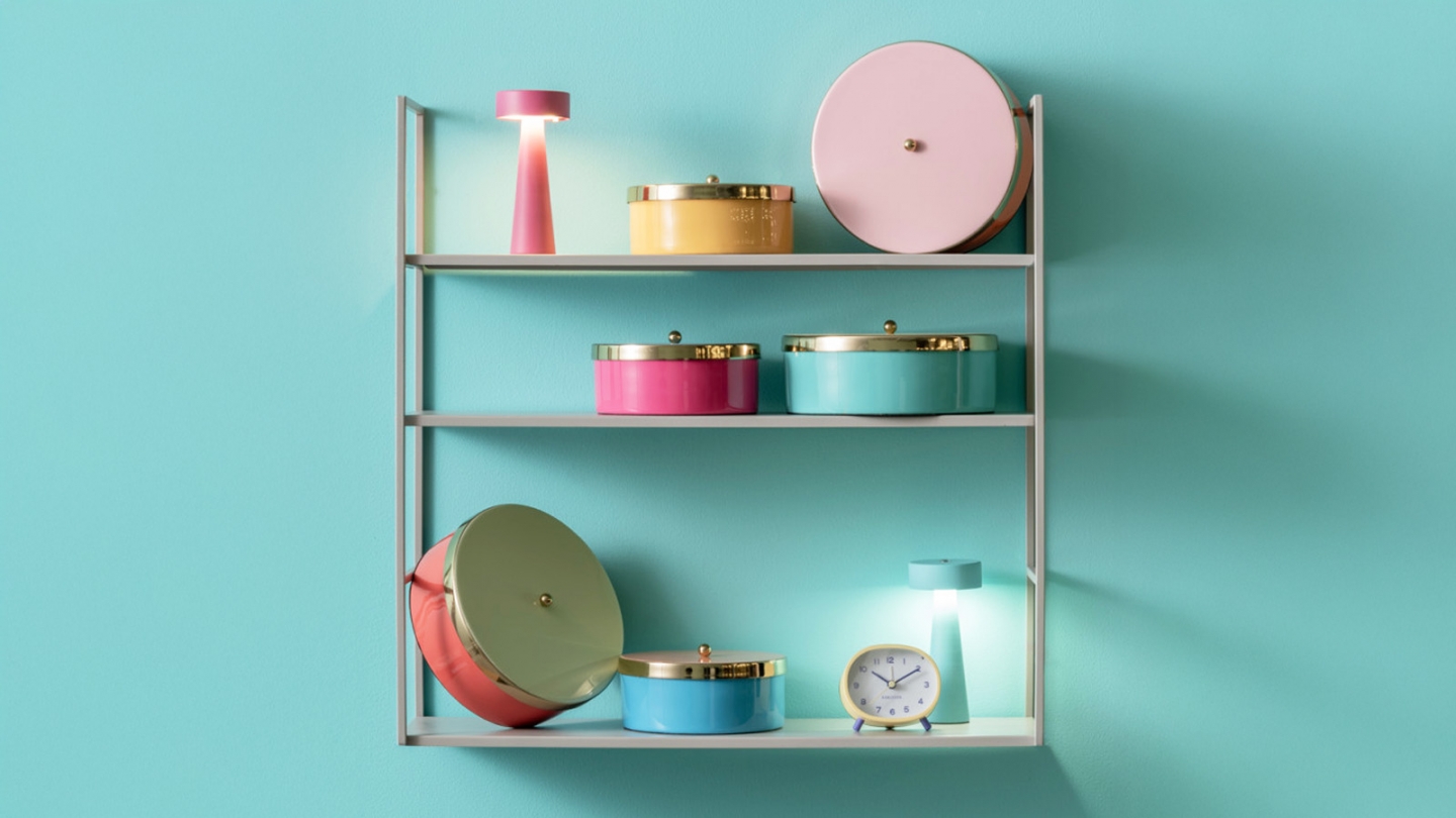 Lampe de table LED champignon rose - Mini LED