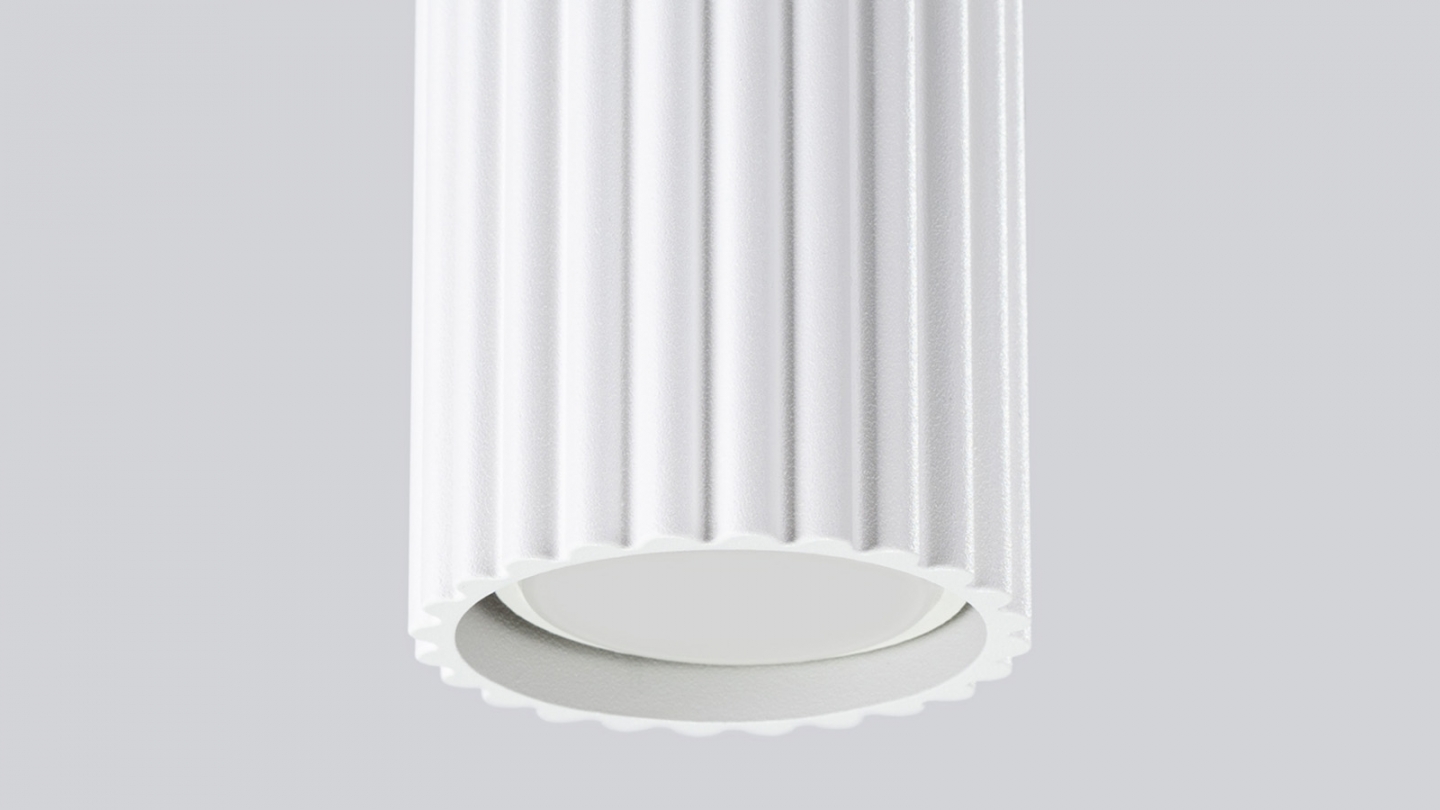 Suspension en aluminium cannelé 3 ampoules - Karbon Suspension en aluminium cannelé 3 ampoules - Karbon